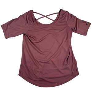 Columbia Sportswear Women's Med.‎ Crimson Crisscross Back Athletic Top